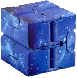Jucarie Interactiva Antistres cu Miscari Infinite Cub Magic 3 ani 4x4x4cm Albastru 