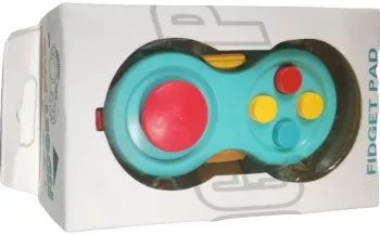 Jucarie interactiva antistres Fidget Pad pentru copii Multicolora Albastru + 3 ani Flippy 