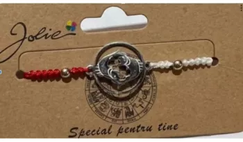 Martisor bratara zodiac Jolie 5x9 cm Pesti 