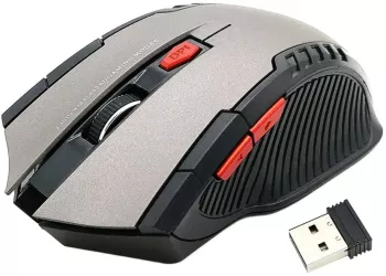 Mouse Optic Gaming Wireless 1600 DPI culoare Silver 