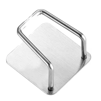 Organizator bucatarie Flippy cu adeziv carlig-suport pentru burete accesorii bucatarie 5x5x3 5 cm otel inoxidabil gri 