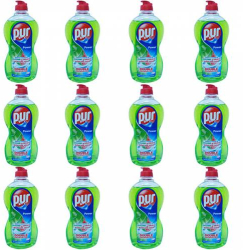 Pachet 12 bucati Pur Detergent pentru vase Mar Verde 450 ml 