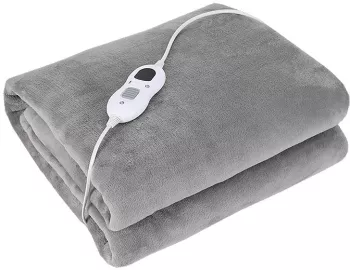 Patura Cu Incalzire Electrica Flippy 135 W 180x130 cm 6 Trepte De Incalzire Flanel Gri 