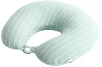 Perna de calatorie Flippy 2 in 1 cu Particule de Spuma cu Memorie Verde 