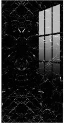 Set 10 Placi Tapet Flippy 60 x 30 cm Grosime 1.5 mm din PVC Model Imitatie de Marmura Suprafata acoperita 1.8 mp Negru 