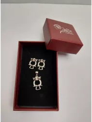 Set Argint 925 Bufnita Contur Jolie Silver 4.1g 2 cm x 1.1 cm 