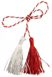 Snur Martisor 43 cm in Punguta 