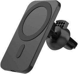 Suport auto cu incarcare wireless tip Magsafe 15W Flippy compatibil iPhone Negru 