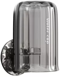 Suport Multifunctional 2 in 1 Pahar si Suport pentru Periuta de Dinti Flippy Plastic Dimensiune 10.4 x 7.3 x 7.3 cm Gri 