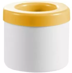 Tava de Gheata din Silicon cu Capac Flippy Forma de Gheata pentru Racirea Bauturilor in Forma de Pahar Silicon fara BPA Cuburi de Gheat 
