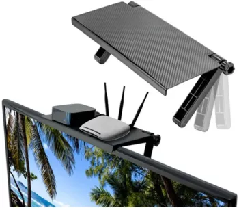 Etajera TV / Monitor din ABS reglabila dimensiune 33 x 16.5 cm