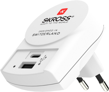 Incarcator retea Skross 1.302423 1x USB-A 1x USB-C 27W