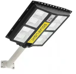 Lampa solara stradala Flippy cu telecomanda senzor de miscare si lumina suport prindere 720 LED-uri IP65 ABS 15AH 500W temperatura 
