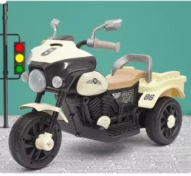 Motocicleta Electrica Flippy cu Acumulator cu Sistem Anti-Rasturnare Sistem de Lumini si Muzica Cutie de Depozitare 1-8 Ani 93 x 43 x 