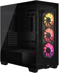 Carcasa Corsair 3500X ARGB Tempered Glass Mid-Tower Black 