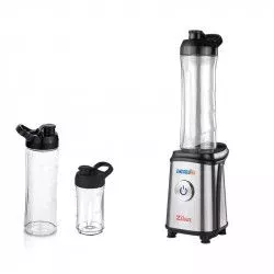 Blender inox pentru smoothies ZILAN ZLN-0504 350 W 3 recipiente 600ml/600ml/300ml 