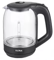 Cana fierbator din sticla FLORIA ZLN-3505 Leduri iluminare apa Putere 1500 W Capacitate 1.8L 