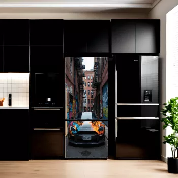 Folie imprimata color pentru decor Frigider dimensiune 200 x 90cm model AVX-FR03 