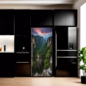 Folie imprimata color pentru decor Frigider dimensiune 200 x 90cm model AVX-FR11 