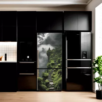 Folie imprimata color pentru decor Frigider dimensiune 200 x 90cm model AVX-FR17 