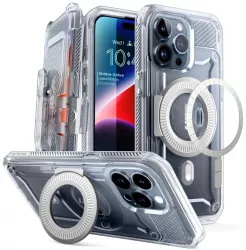 Husa pentru iPhone 15 Pro - Supcase Unicorn Beetle Pro MagSafe - Clear 
