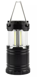 Lanterna pliabila LED camping 260 lumeni negru Vivo RT349 