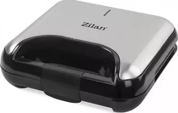 Sandwich-maker ZILAN 5 in 1 ZLN-3932 800 W 5 tipuri de placi grill triunghi sandwich waffle nuci Negru/Inox 