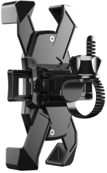 Suport telefon Devia pentru Bicicleta Motocicleta Negru