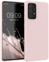 Husa Kwmobile pentru Samsung Galaxy A52/Galaxy A52 5G/Galaxy A52s 5G Silicon Roz 54346.225 