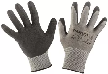 Manusi latex si poliester marimea XL NEO 