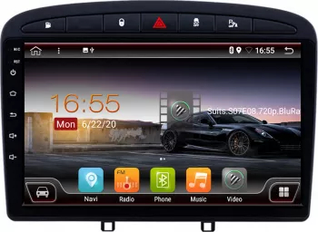 Navigatie Peugeot 308 308SW 408 RCZ 2010-2016 full touch cu android 
