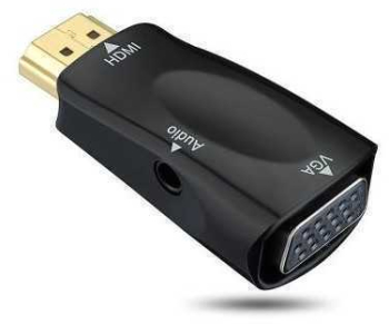 Adaptor HDMI tata la VGA mama cu audio 3.5 mm Jack stereo Well 