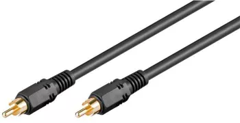 Cablu digital audio coaxial RG59 RCA S/PDIF 5m tata-tata Goobay 50435 