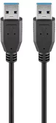Cablu USB 3.0 5m USB A tata - USB A tata SuperSpeed 5Gbit/s negru Goobay 