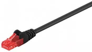 Cablu UTP CAT6 mufat 2m patch cord negru GOOBAY 