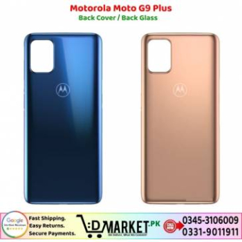Capac Baterie Motorola Moto G9 Plus Albastru Service Pack 
