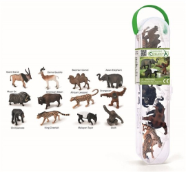 Cutie cu 12 minifigurine pictate manual animale salbatice 2 a1212 