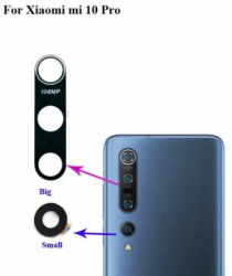 Geam Camera foto Xiaomi Mi 10 Pro 5G Negru Service Pack 