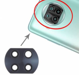 Geam Camera foto Xiaomi Mi 10T Lite 5G Negru Service Pack 