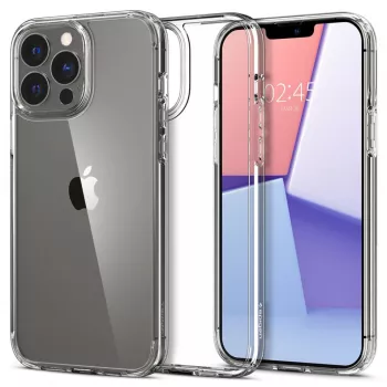 Husa pentru iPhone 13 Pro Max - Spigen Ultra Hybrid - Crystal Clear 