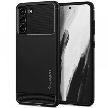 Husa pentru Samsung Galaxy S21 FE 5G - Spigen Rugged Armor - Black 