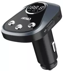 Modulator FM Bluetooth USB 2.4A AUX IN cu aplicatie pentru localizare vehicul 