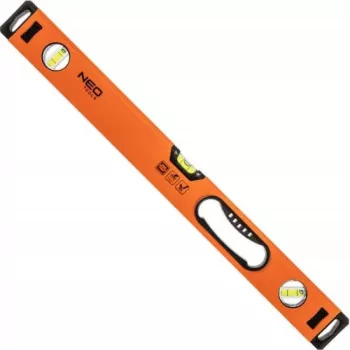 Nivela boloboc aluminiu cu maner 3 bule orizontal vertical 45 grade 80 cm NEO 