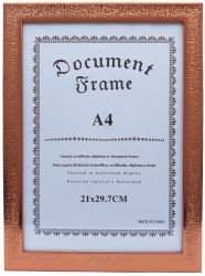 Rama foto format A4 cu striatii 25x34 cm cupru 