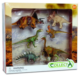 Set de 6 figurine pictate manual dinozauri 1 89574 