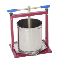 Teasc/Presa Manuala pentru Struguri fara Picioare din Inox Volum 15L si Diametru de 38cm 
