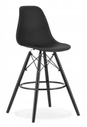 Scaun de bucatarie/bar Artool PP lemn negru 54x55x107.5 cm 