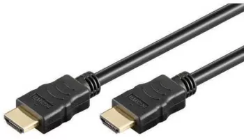 Cablu HDMI2.0 2m cu ethernet 4K Ultra HD 2160p 60Hz OFC 19p tata - HDMI 19p tata aurit Well 