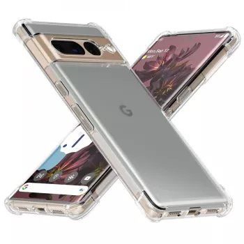 Husa pentru Google Pixel 7 Pro - Techsuit Shockproof Clear Silicone - Clear 