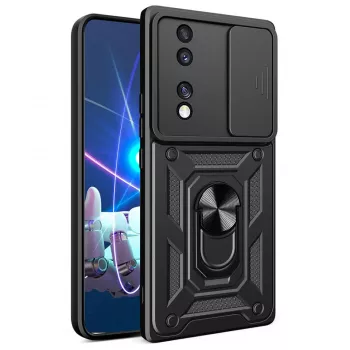 Husa pentru Honor 70 - Techsuit CamShield Series - Black 
